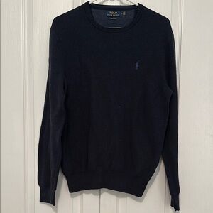 Polo by Ralph Lauren Men's Dark Blue Crewneck Sweater